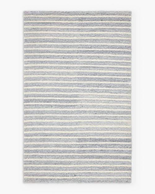 Floyd Wool Rug - 3' x 5' / Grey/White