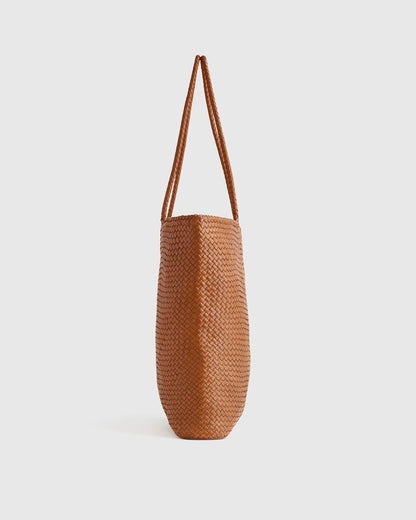 Siena Handwoven Tote - One Size / Taupe