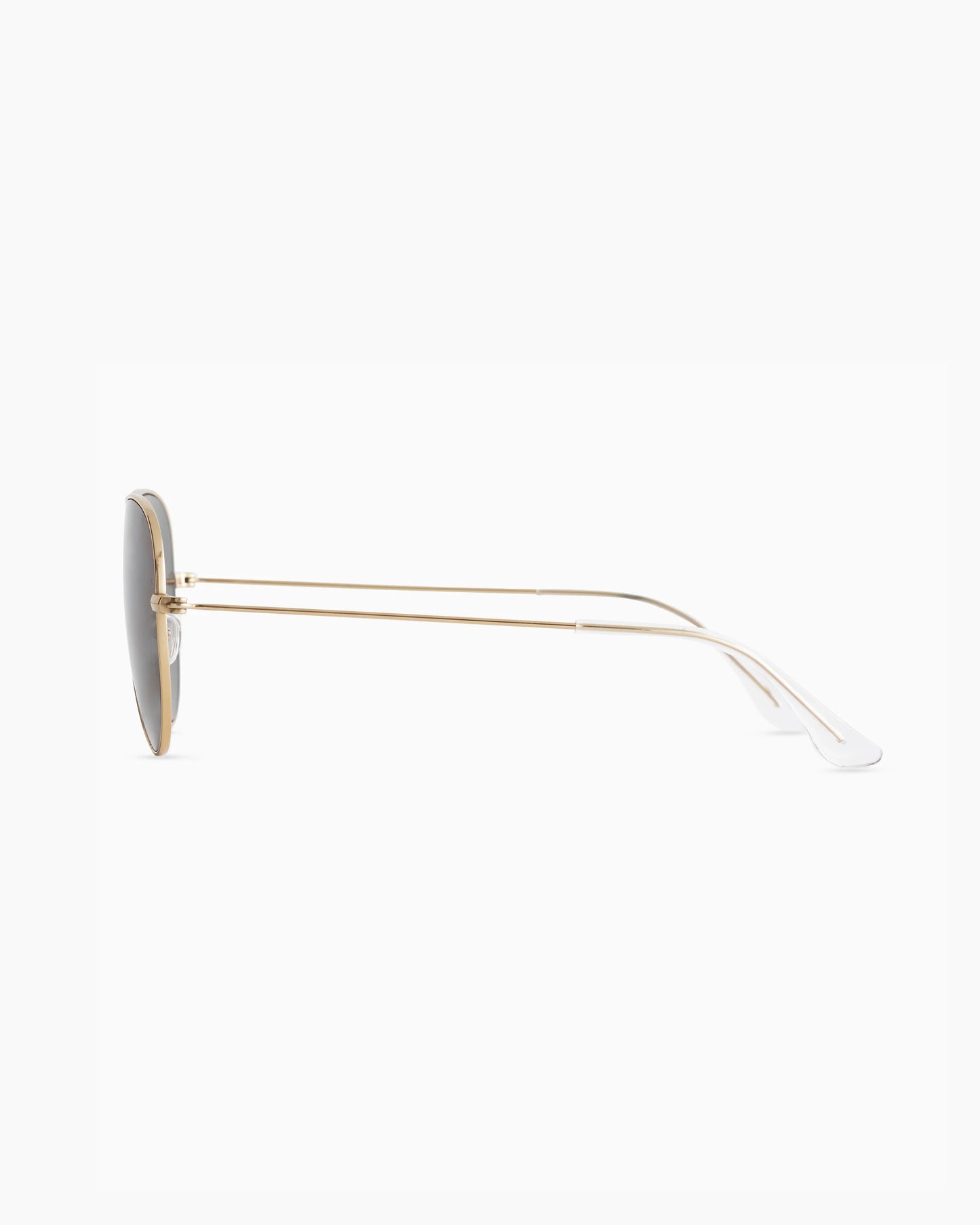 Halston Polarized Stainless Steel Aviator Sunglasses - One Size / Gold with Green lens