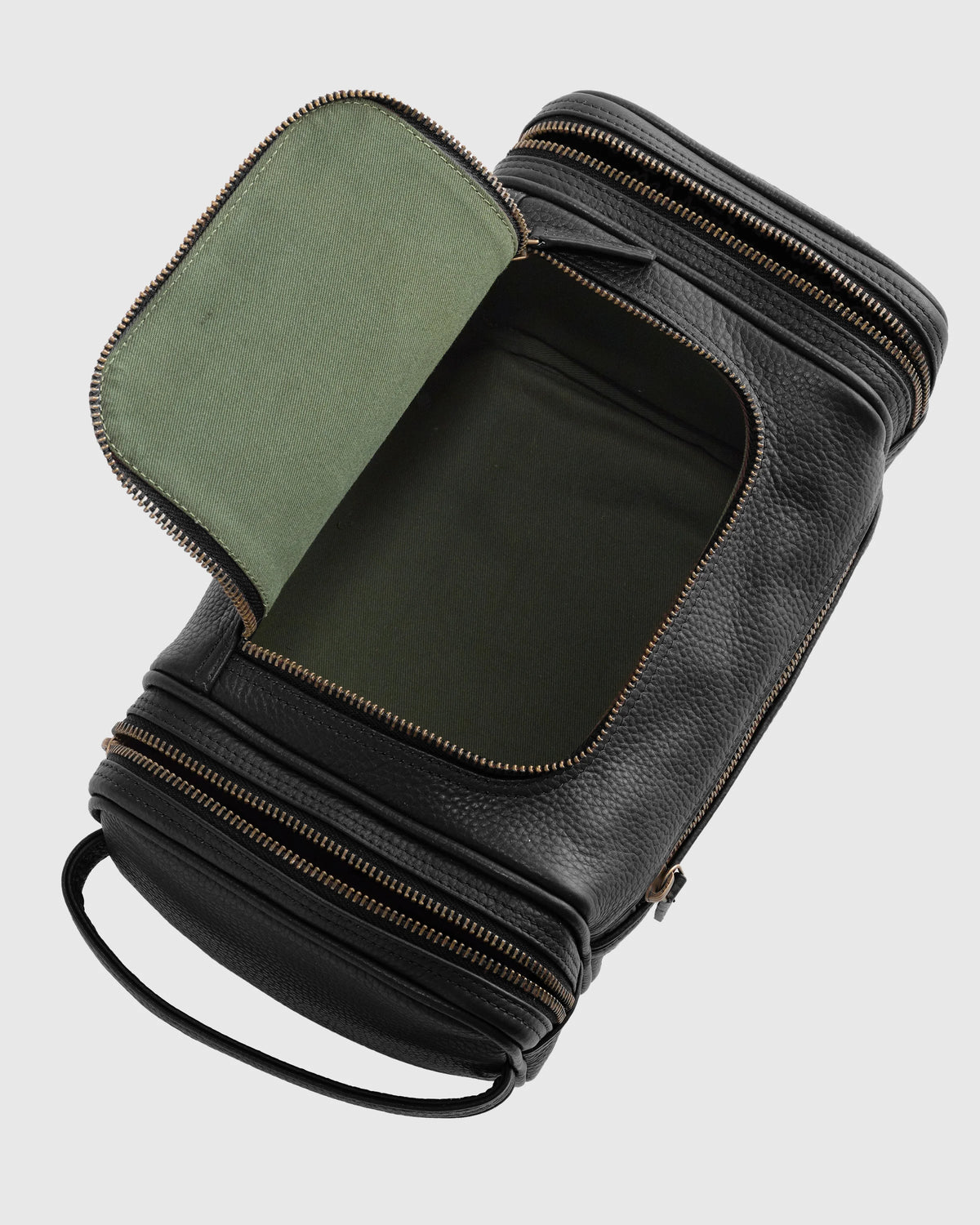 Nappa Leather Toiletry Bag - One Size / Black