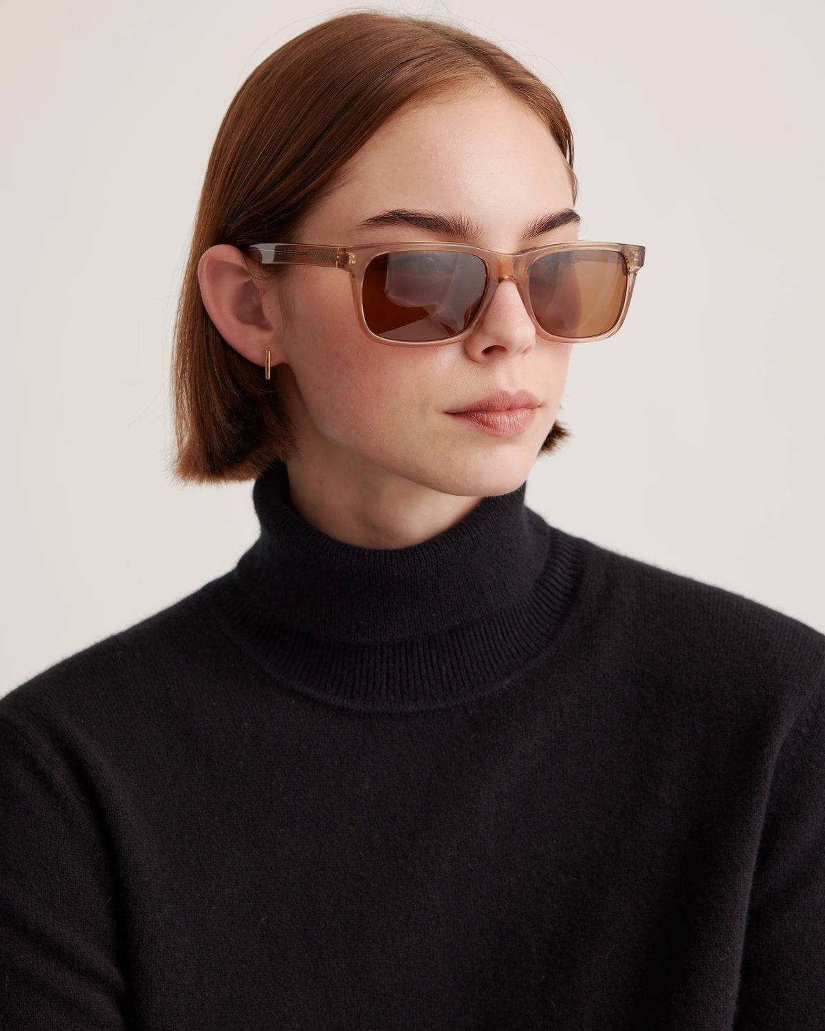 River Polarized Acetate Sunglasses - One Size / Tortoise with Green lens
