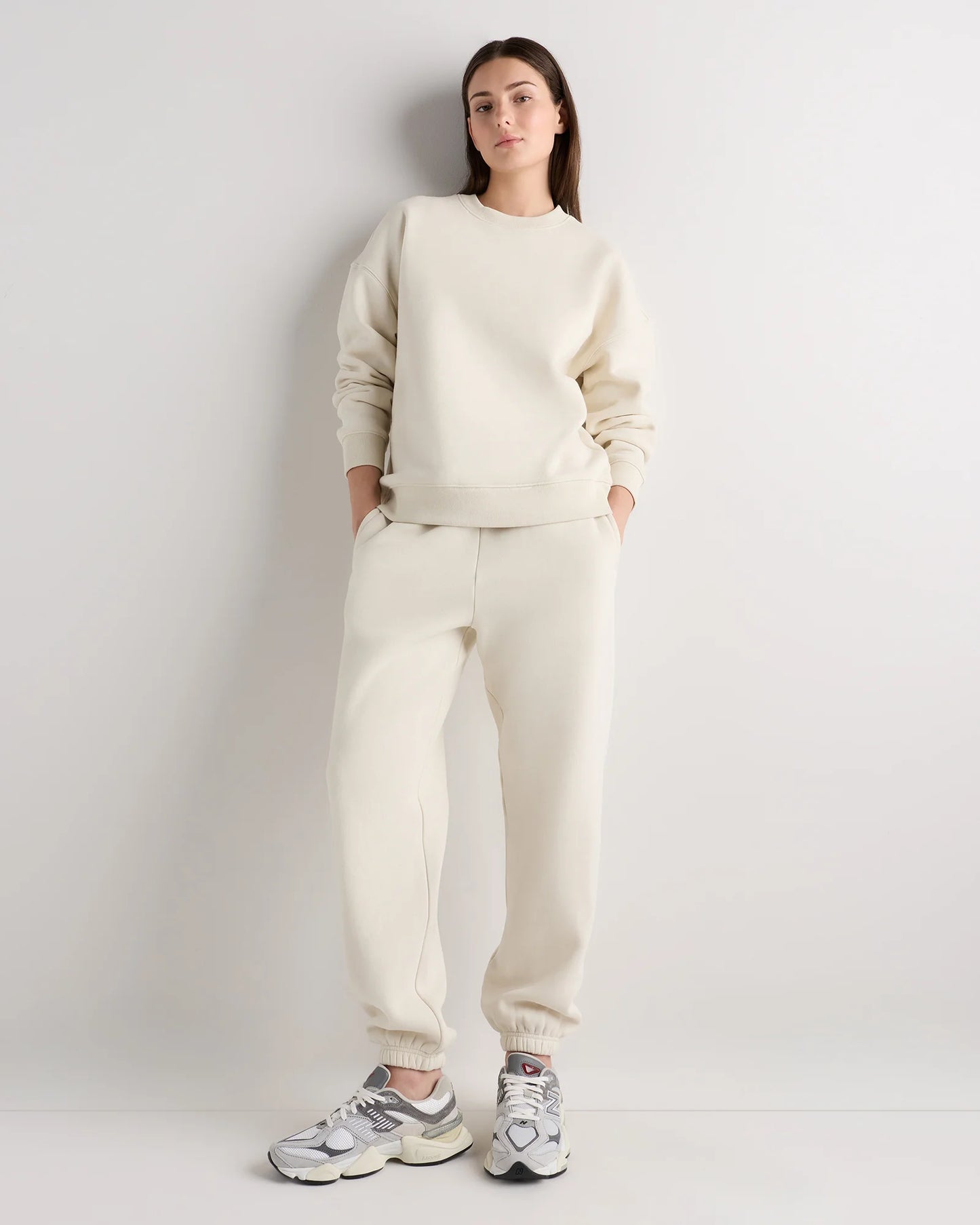 Everyday Fleece Crew - XS / Coastal Sage