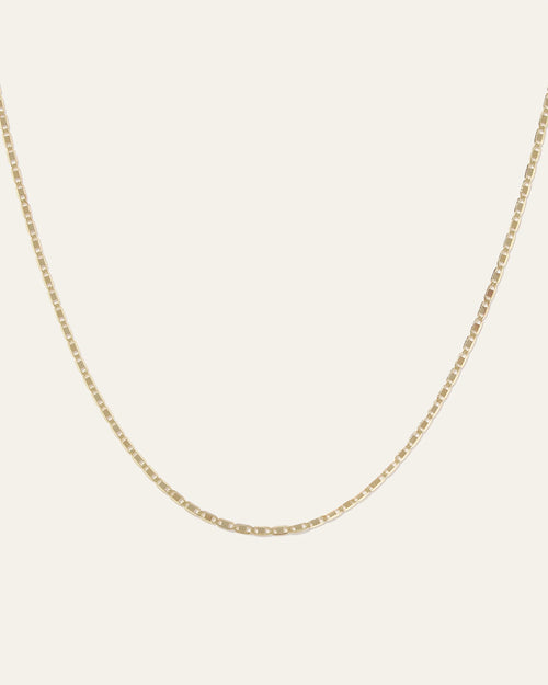 14K Gold Petite Valentino Chain Necklace - One Size / Yellow Gold