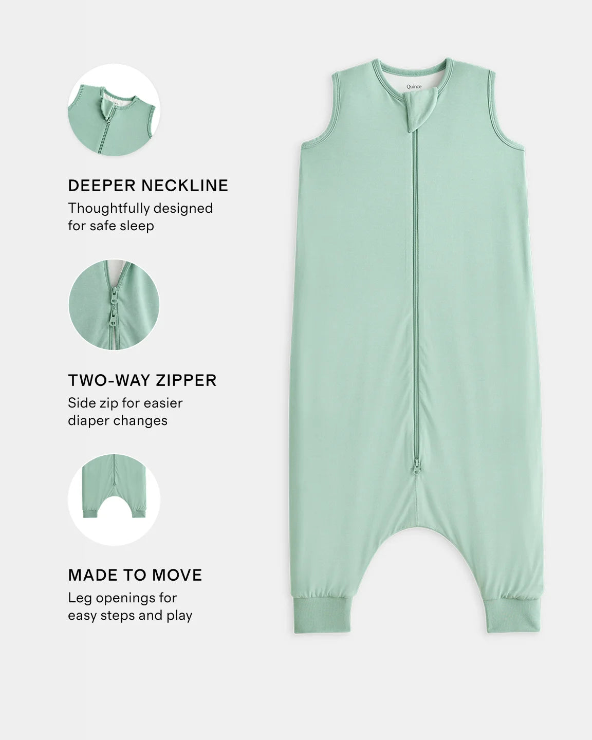 Bamboo Sleep Bag Walker 2.5 TOG - M / Colony Blue