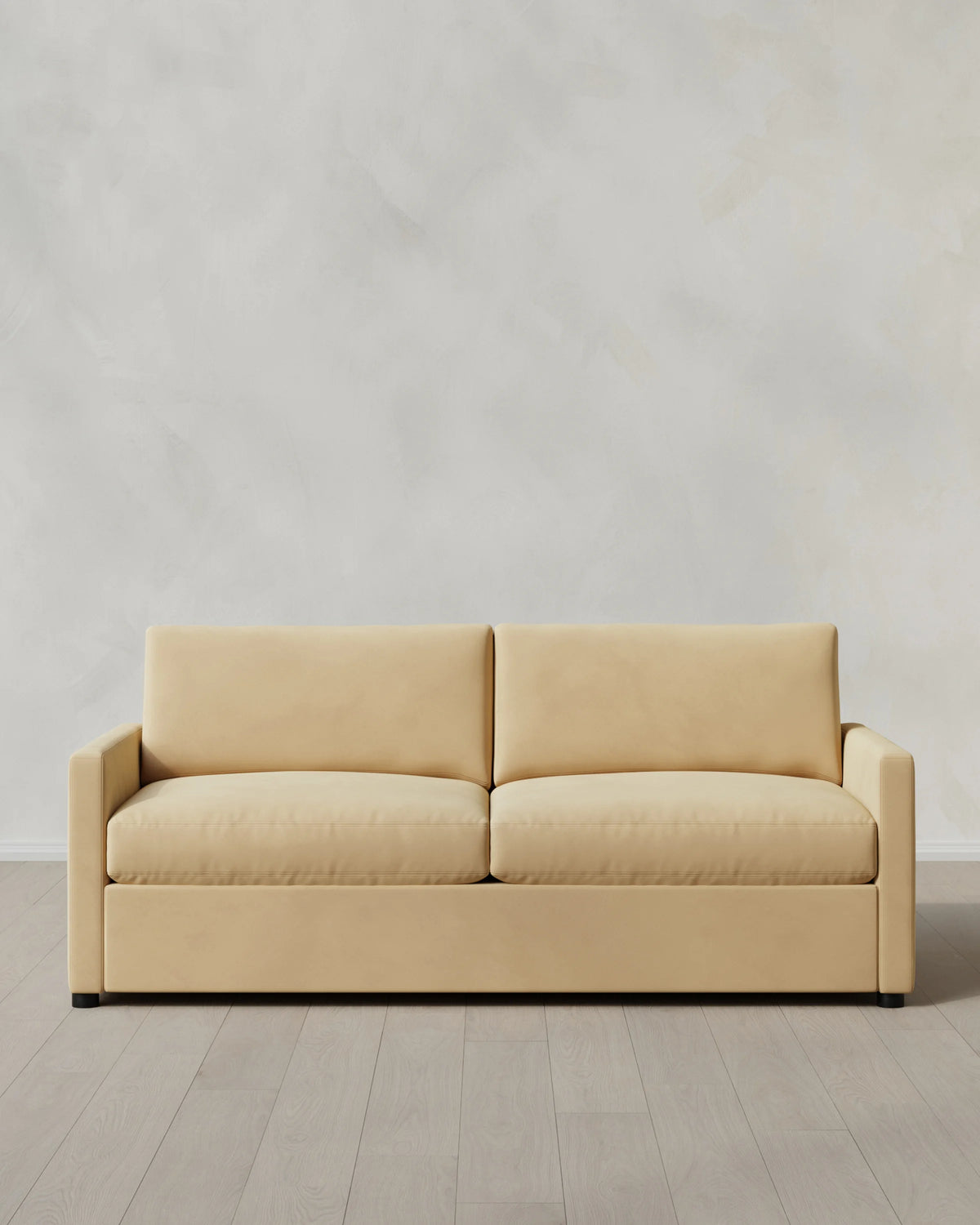 Brennan Sofa in Performance Velvet - 7ft / Taupe