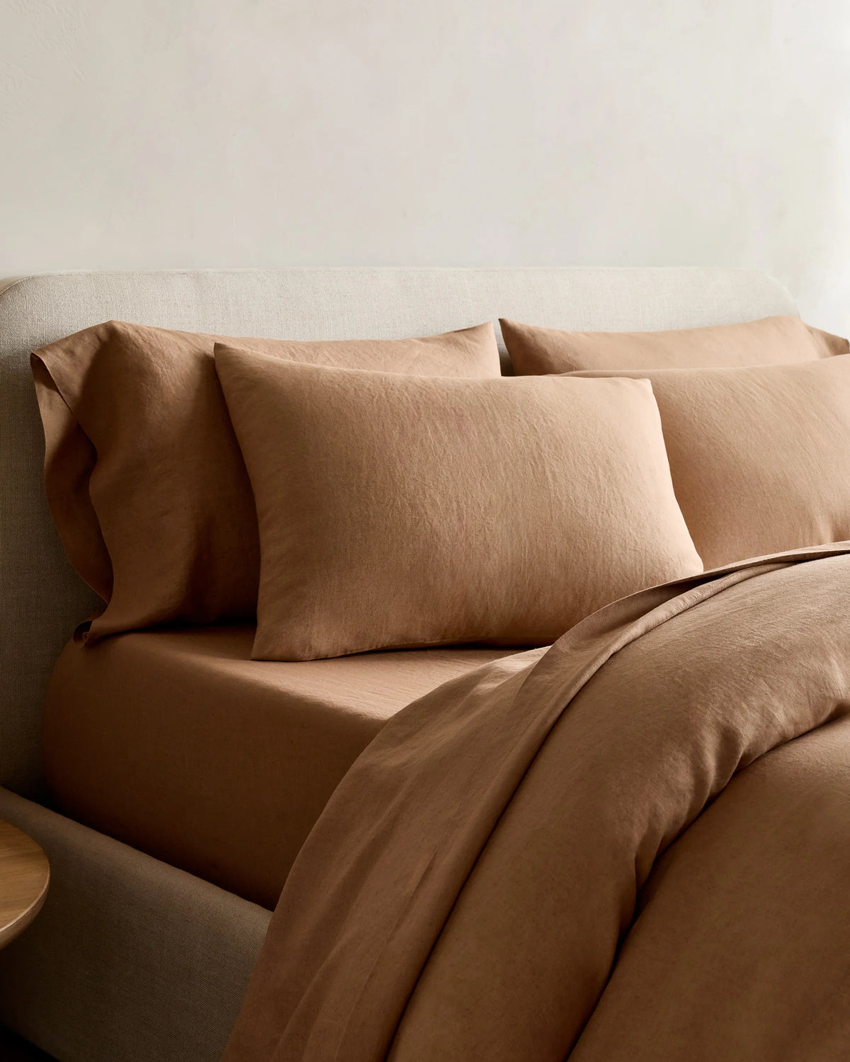 European Linen Sham Set - Standard / White
