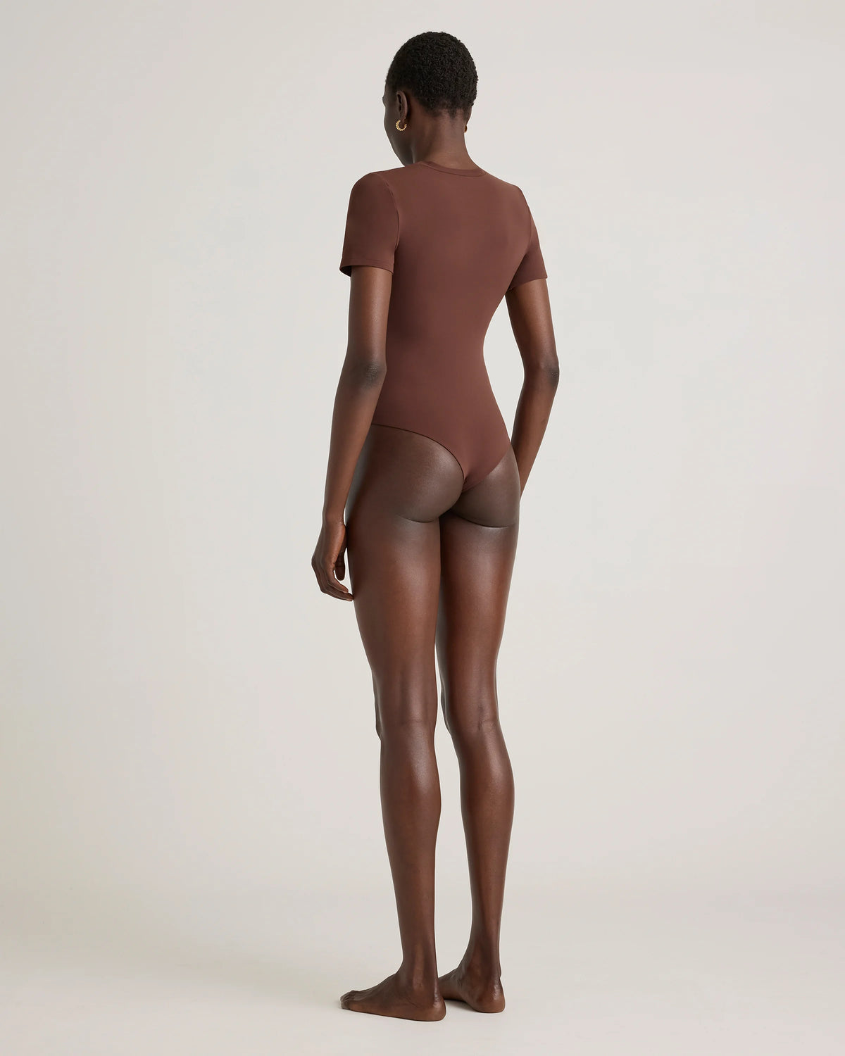 Second Skin T-Shirt Bodysuit - XS / Sand