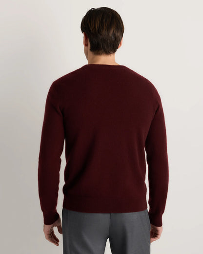 Mongolian Cashmere Crewneck Sweater - XS / Black
