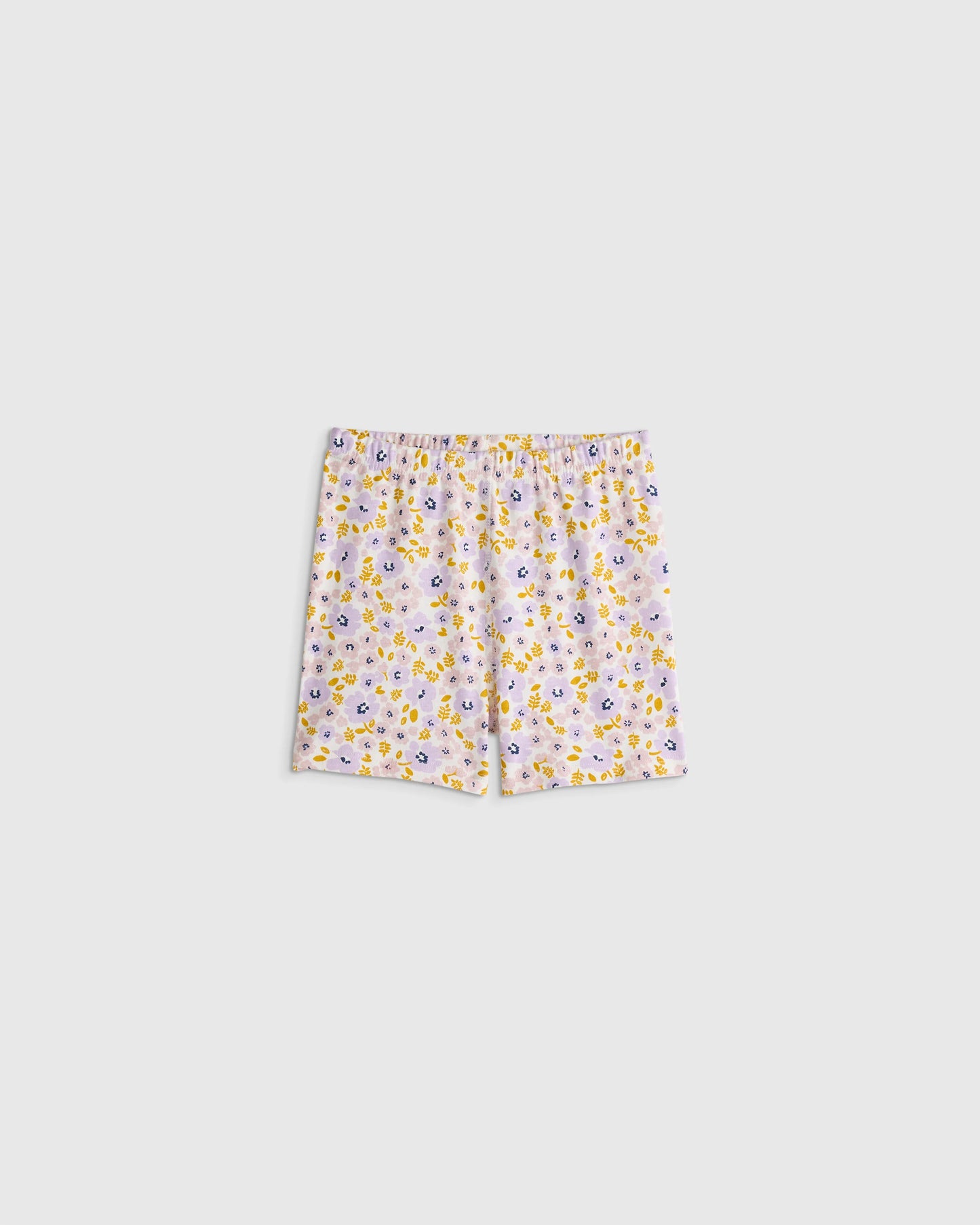 100% Organic Cotton Short Sleeve and Shorts Pajama Set - 2T / Navy Stripe