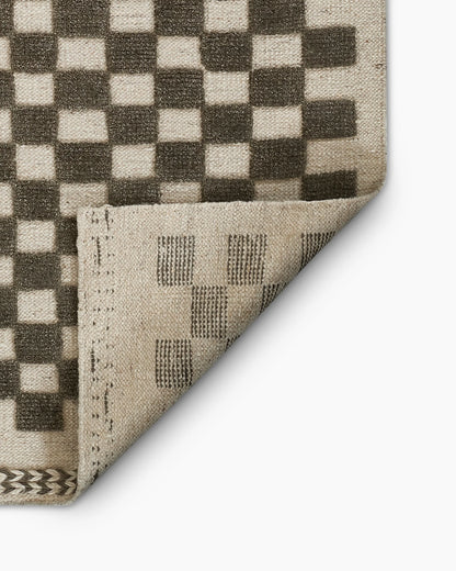 Romy Handwoven Wool Rug - 5' x 8' / Beige