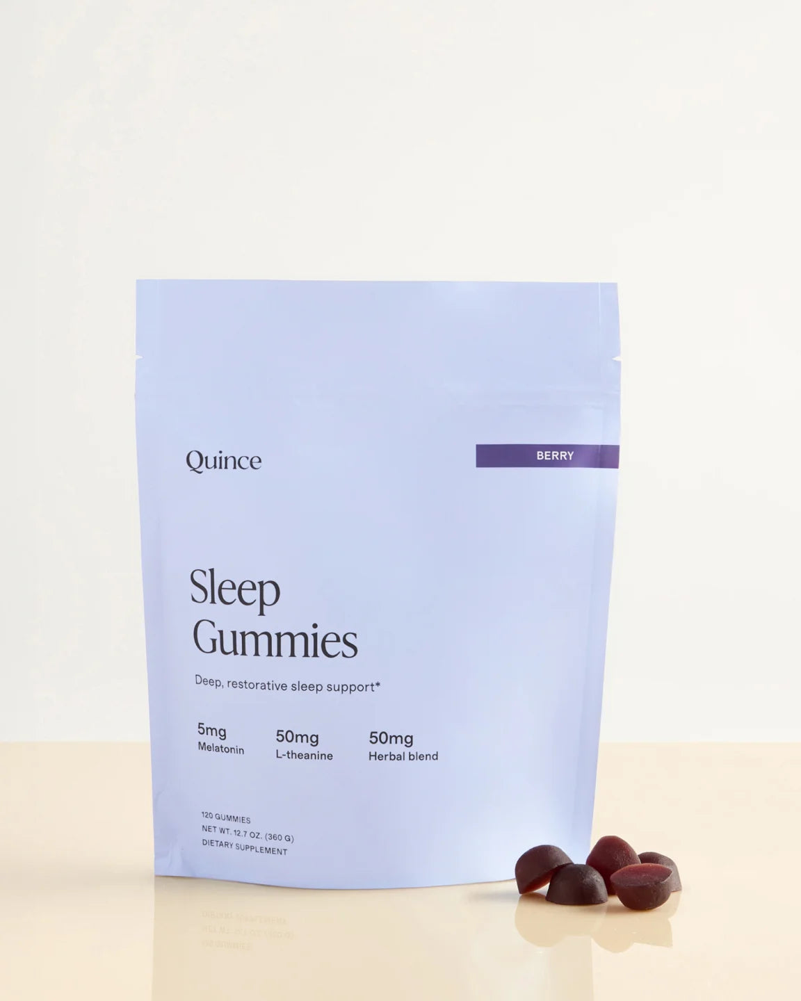 Plant-Based Sleep Gummies - 60 Servings / Berry
