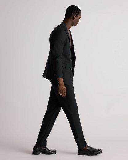 Stretch Wool Blazer - S / Grey Melange