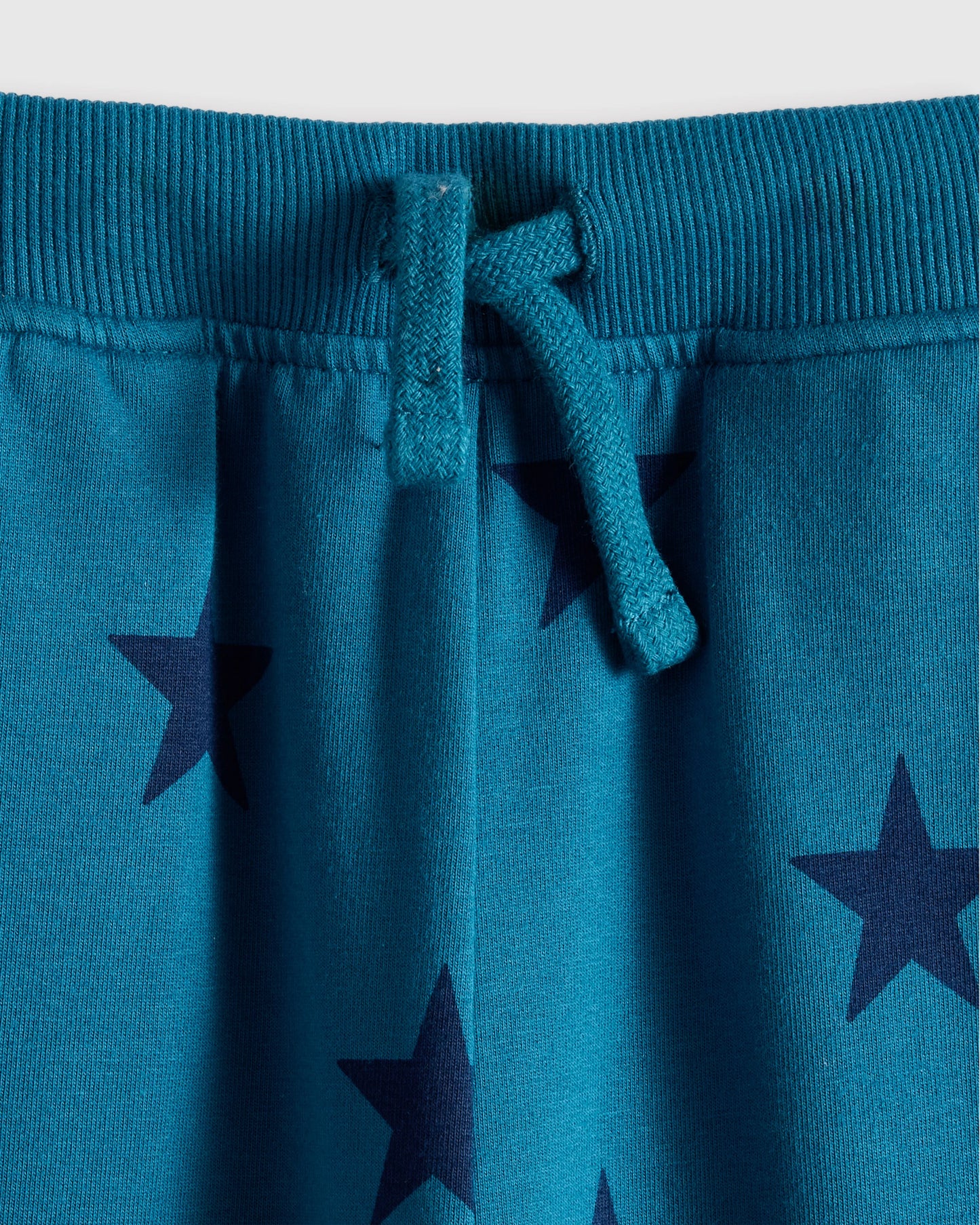 Organic Cotton French Terry Joggers - 6 / Blue Stars