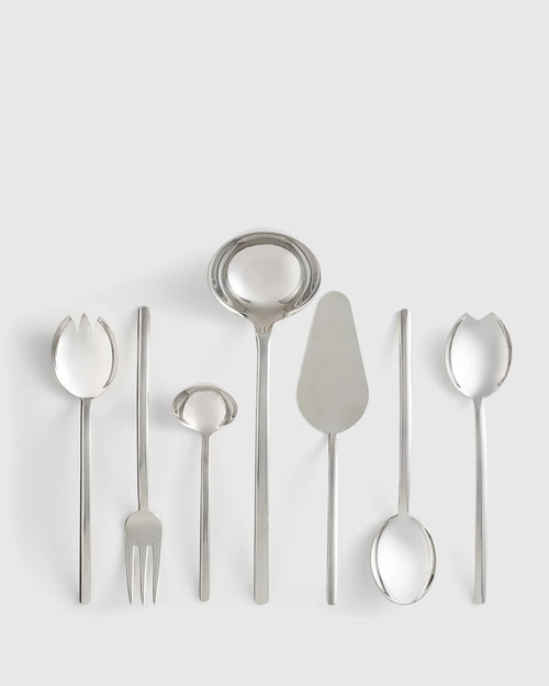 Due 7-Pc Serving Utensil Set by Mepra - One Size / Polished Stainless Steel