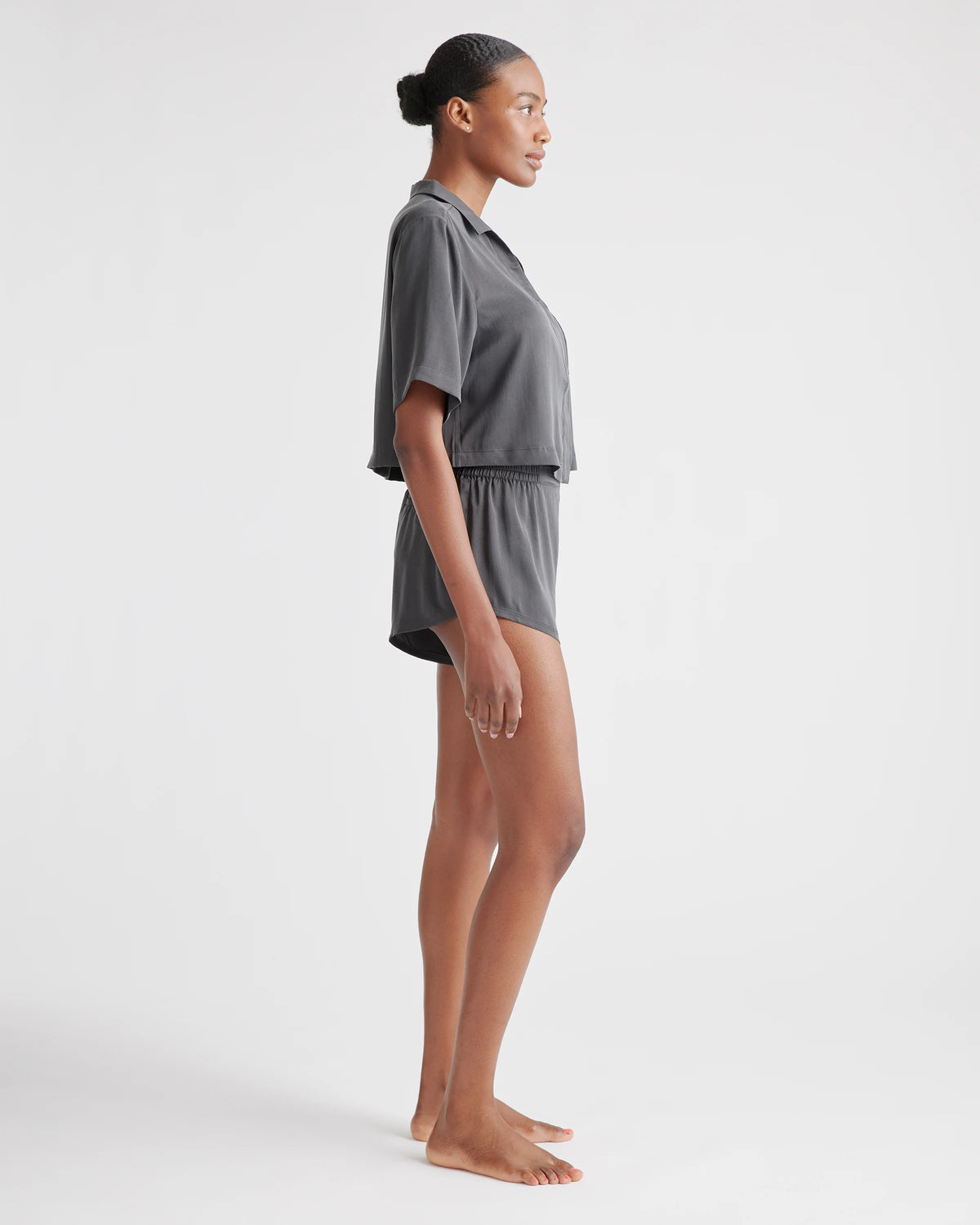 100% Washable Silk Pajama Shorts - XS / Toasted Almond