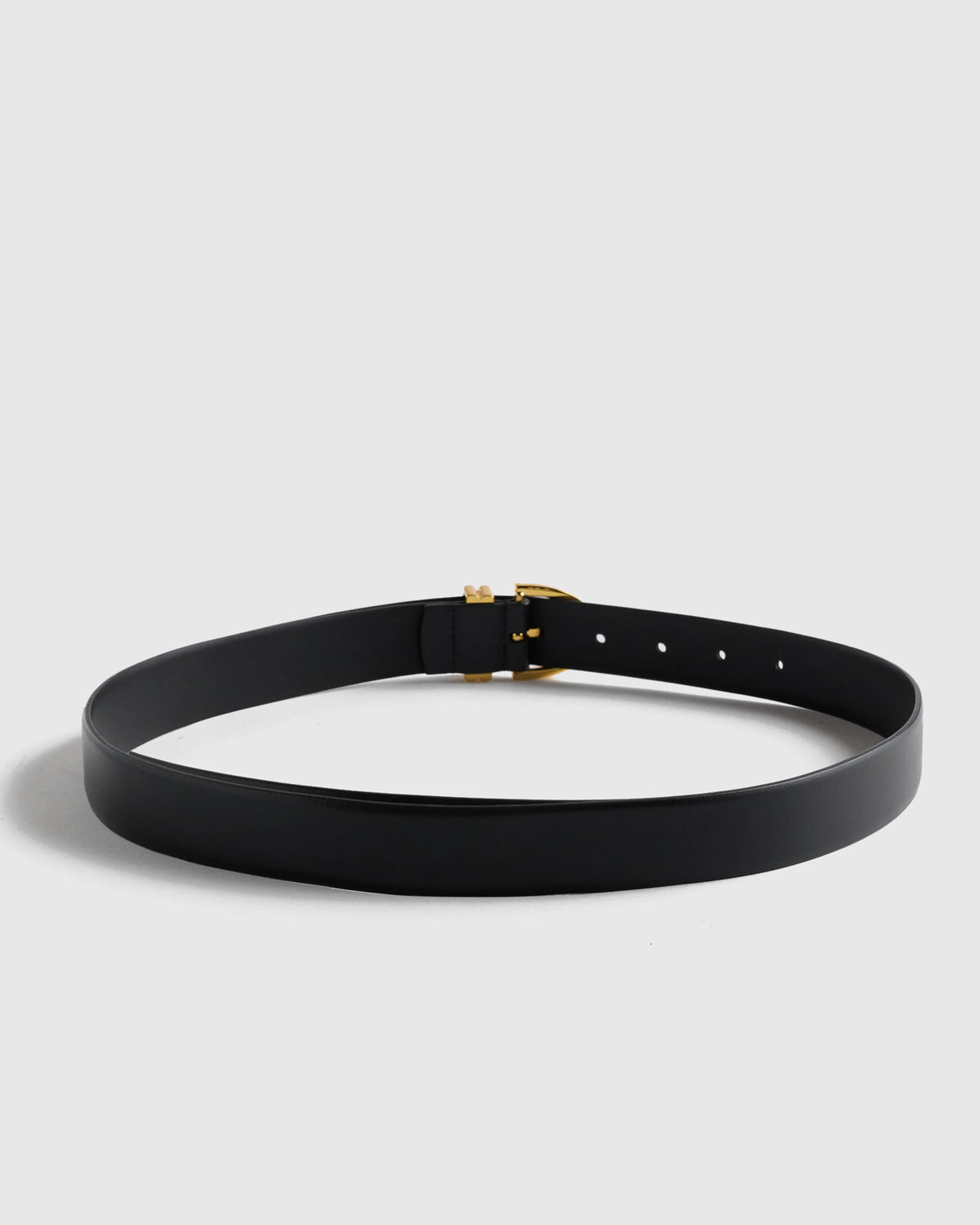 Alora European Leather Belt - XS / Black