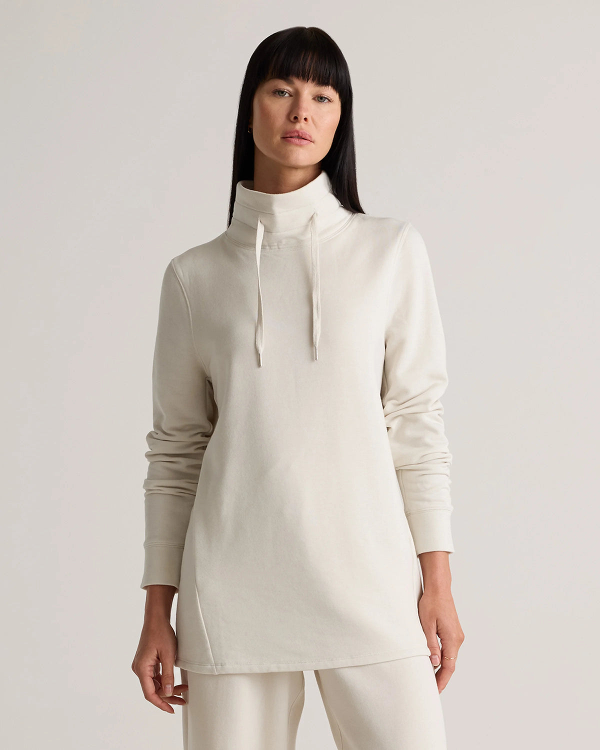 SuperSoft Fleece Mock Neck Pullover - XS / Navy