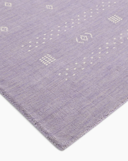 Dakota Kids Hand-Loomed Wool Rug - 4' x 6' / Baby Blue