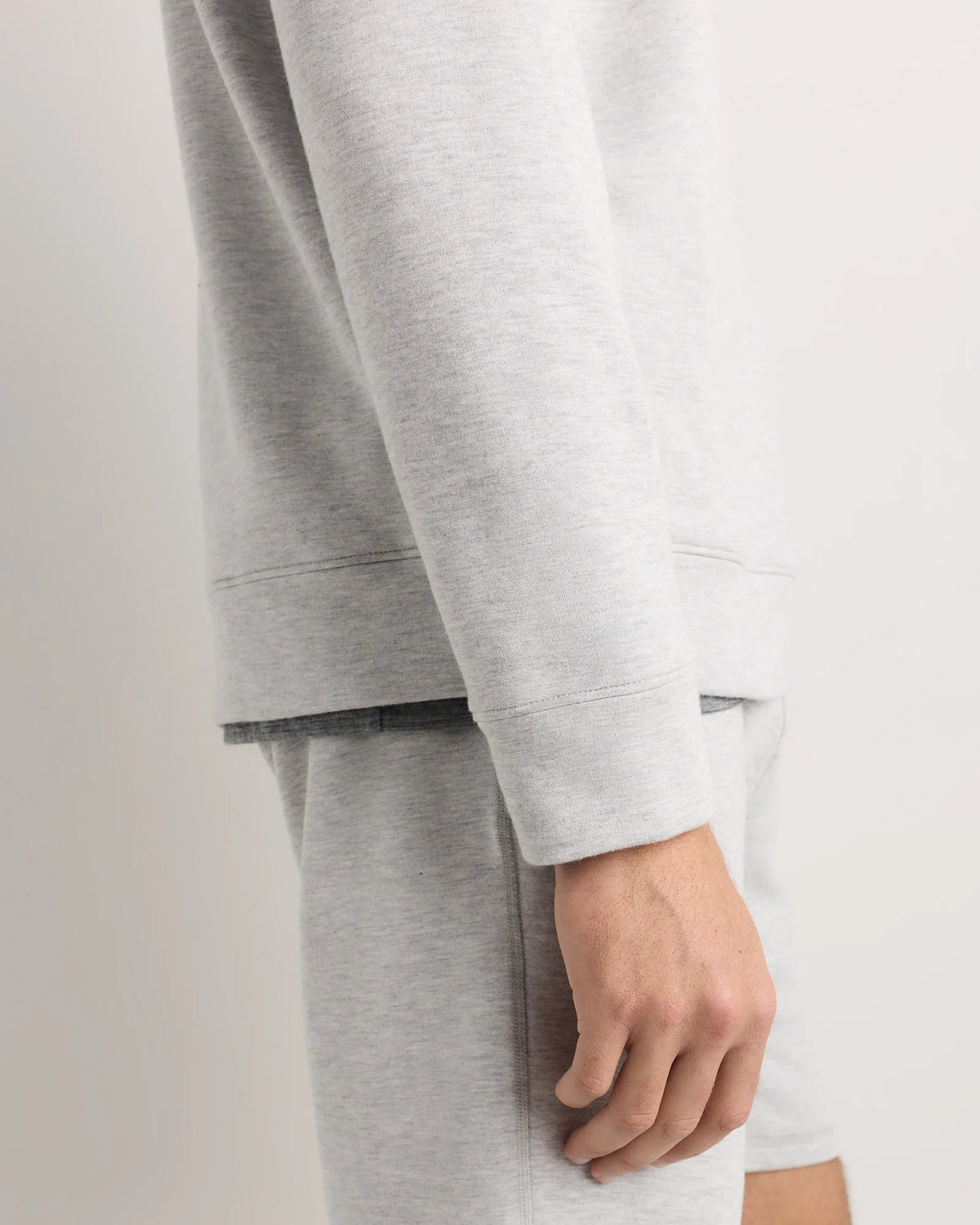Supersoft Fleece Crew - XS / Heather Oatmeal