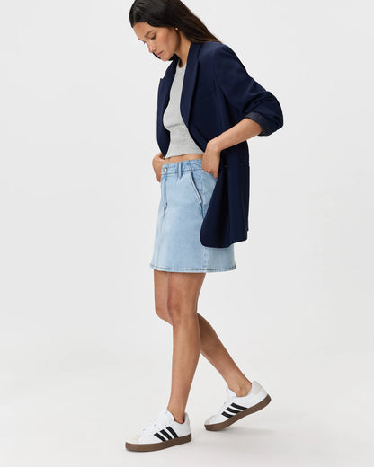 Stretch Denim Mini Skirt - 24 / Obsidian Blue