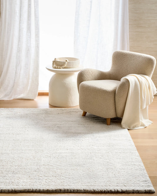 Mateo Plush Performance Rug - 5' x 7'6" / Light Grey