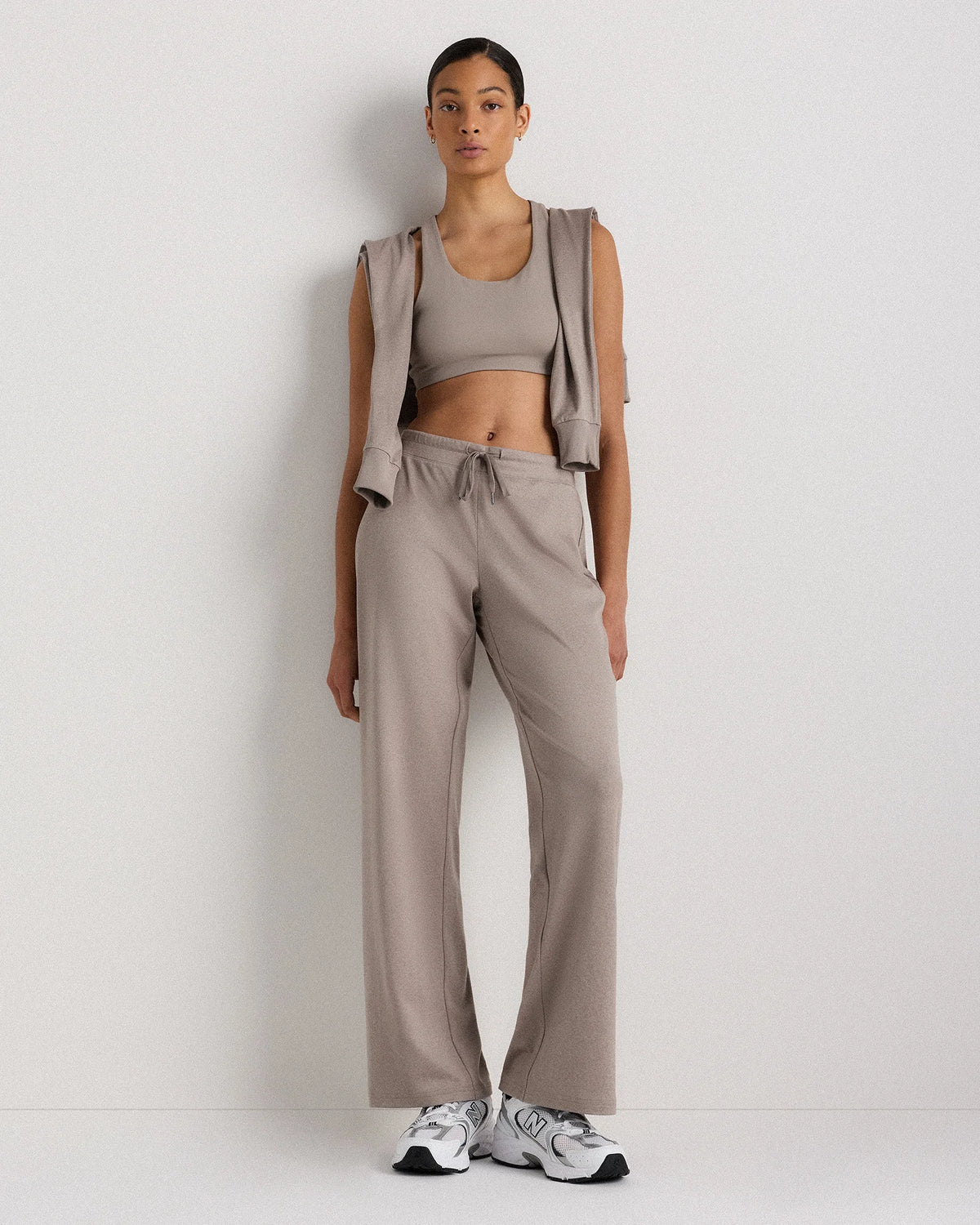 Flowknit Wide Leg Pants - XS / Black
