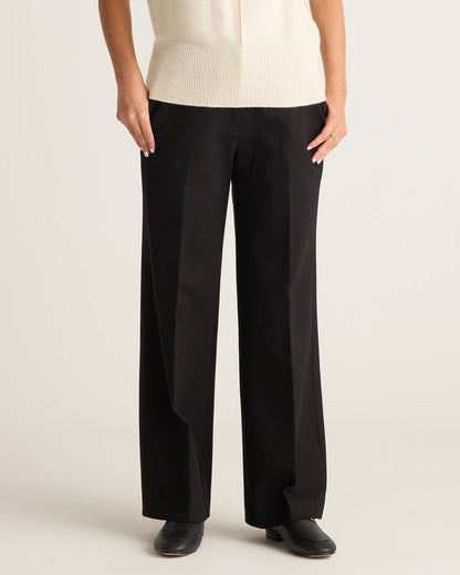Ultra-Stretch Ponte Trouser - 0 / Navy