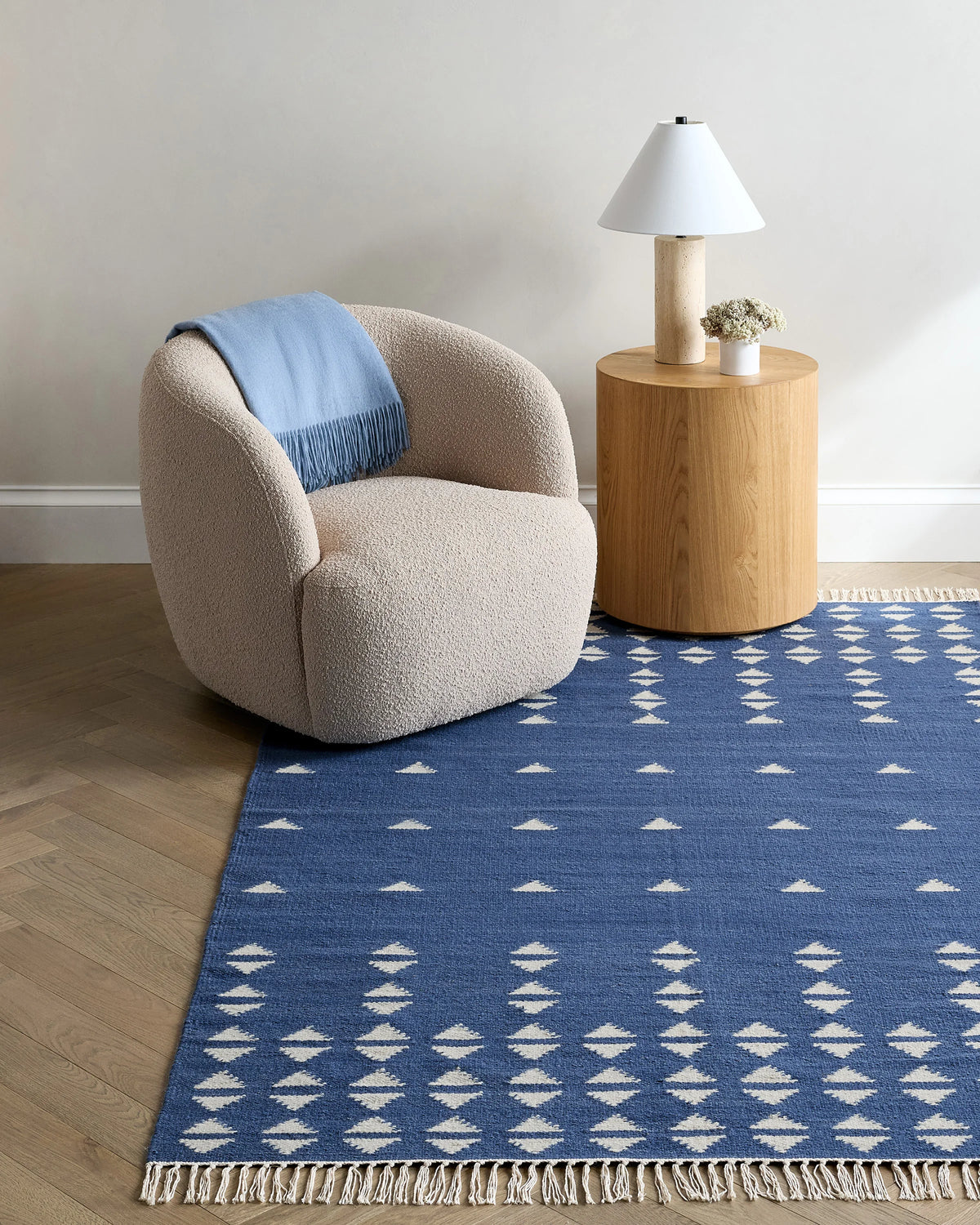 Shay Wool Kilim Rug - 3' x 5' / Brick