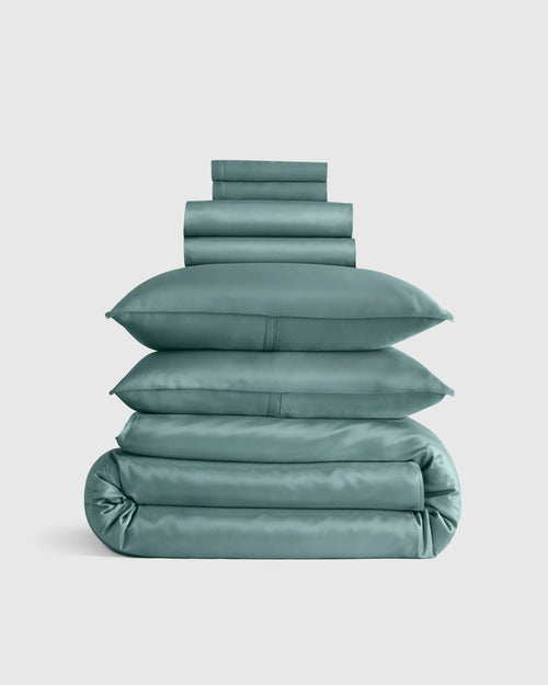 Bamboo Deluxe Bedding Bundle - Twin / Ocean