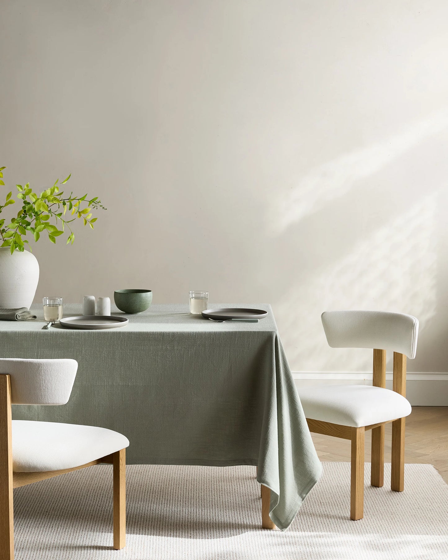 Organic Cotton Tablecloth - One Size / Dried Sage