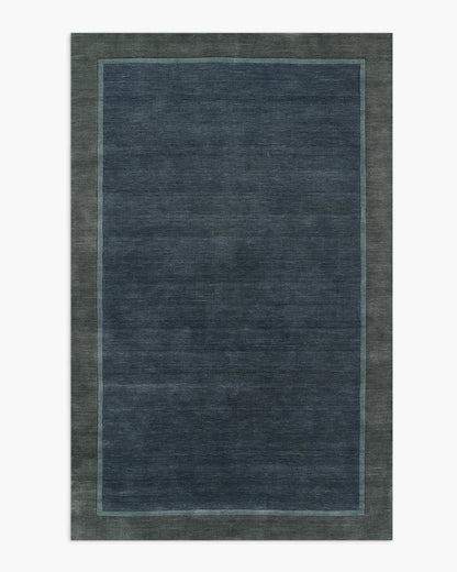 Delaney Hand-Loomed Wool Rug - 2' x 3' / Blue