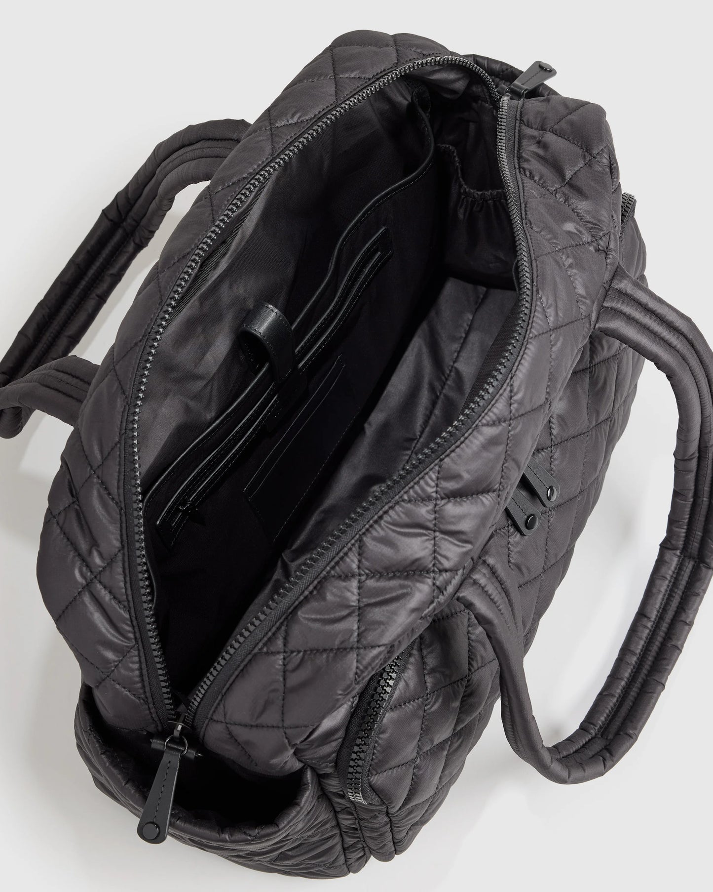 Transit Quilted Duffle Bag - One Size / Taupe Brown