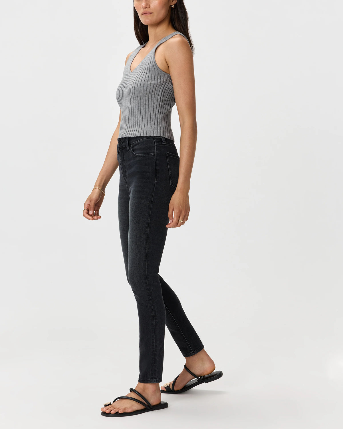 Bella Stretch Skinny Jeans - 24 / Black