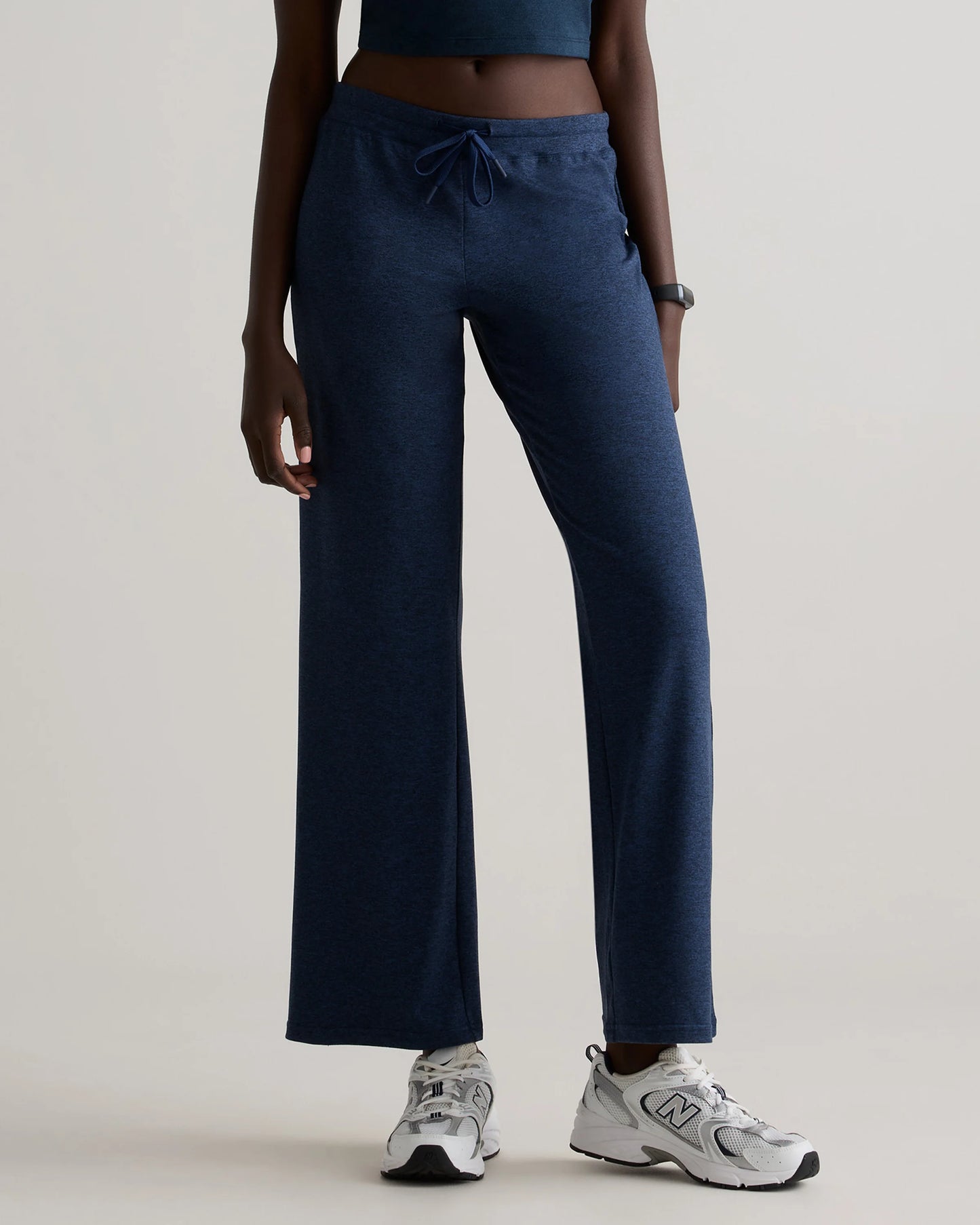Flowknit Wide Leg Pants - XS / Black