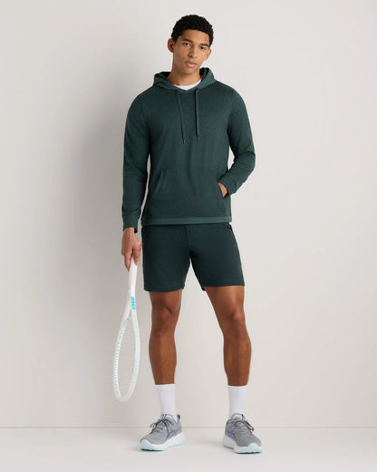 Flowknit Performance Hybrid Pullover Hoodie - S / Heather Green