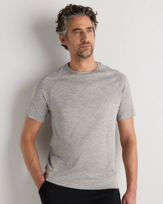 Mesh Performance Training Tee - S / Heather Grey