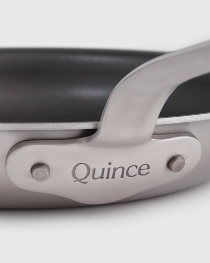 5-Ply Stainless Steel Nonstick Cookware: 2-Piece Frying Pan Set: 10" & 12" - 10" & 12" / No Color