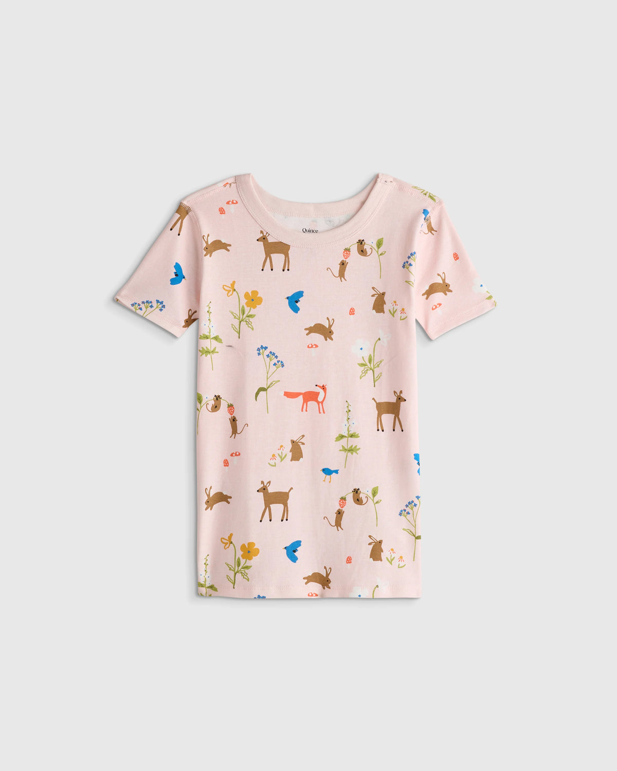 100% Organic Cotton Short Sleeve and Pant Pajama Set - 6 / Planets