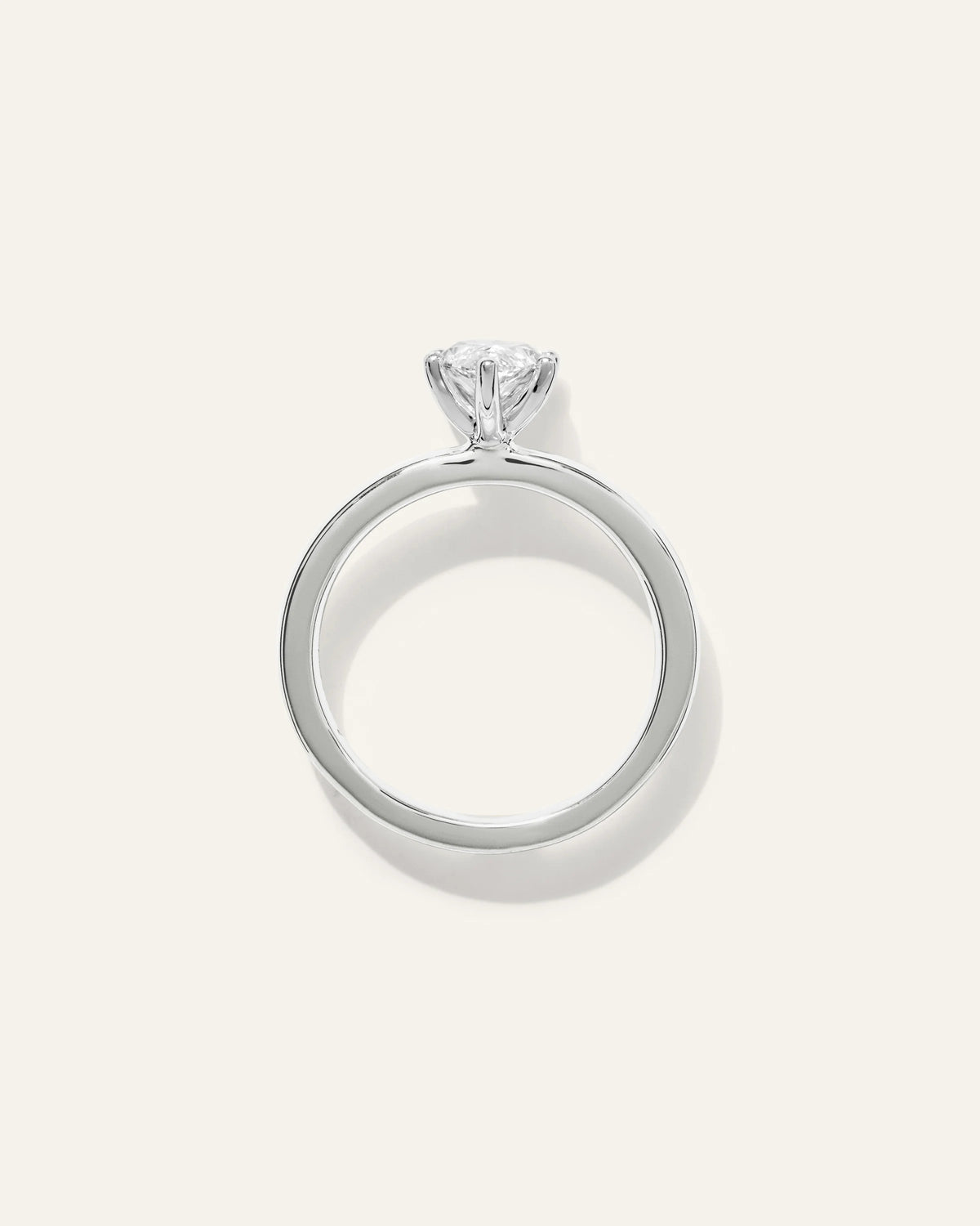 Lab Grown Diamond Marquise Comfort Fit Engagement Ring - 1.5ct - 4 / Yellow Gold