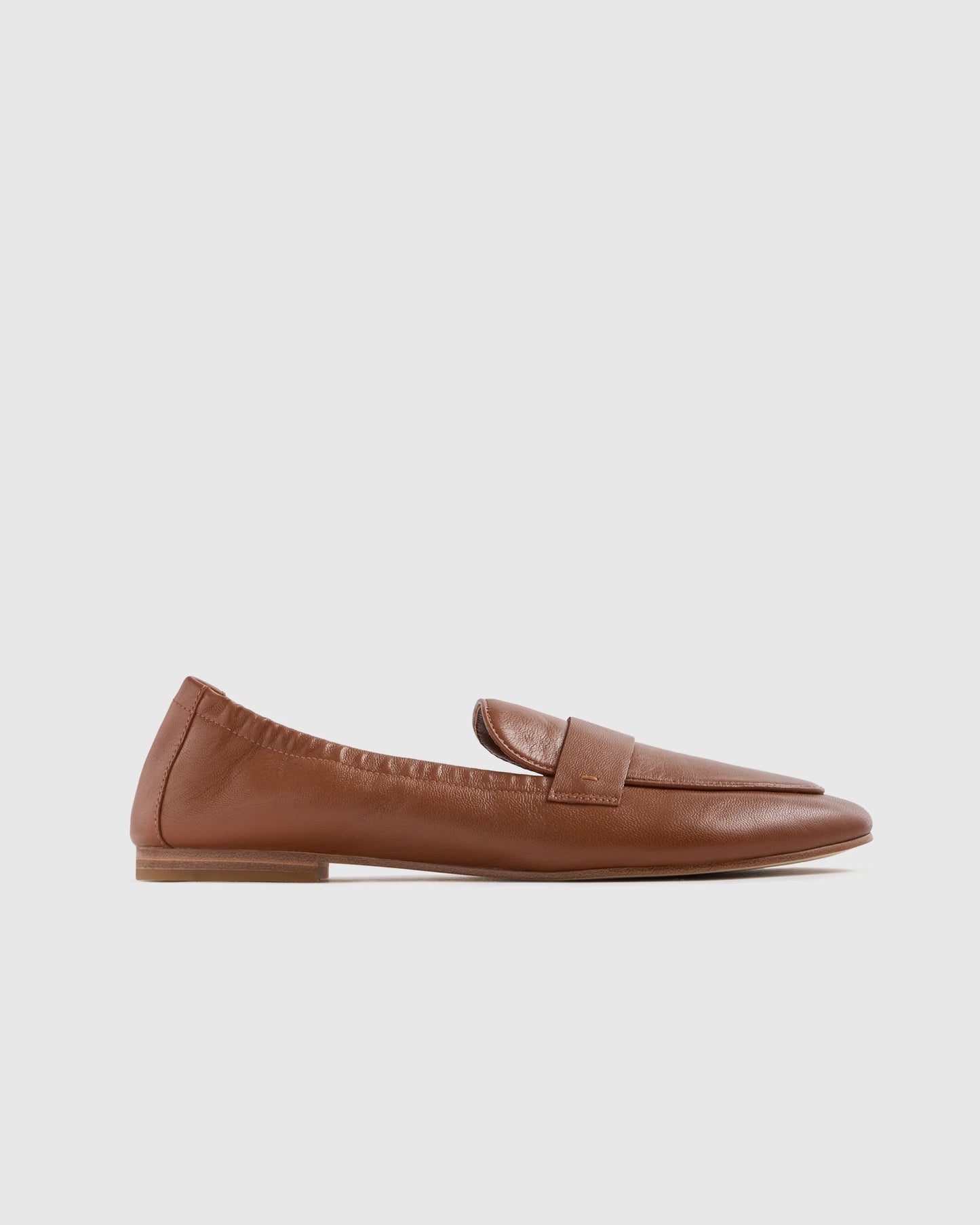 Italian Leather Soft Loafer - 5 / Black