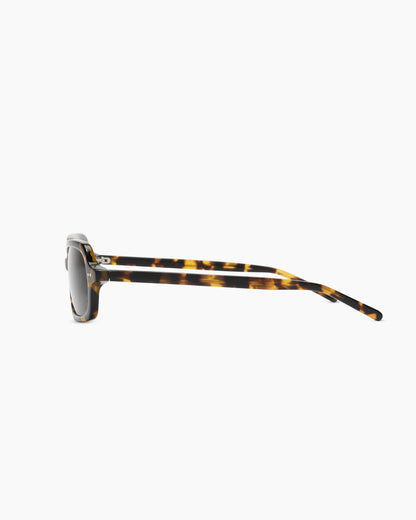 Santiago Polarized Acetate Sunglasses - One Size / Fawn Tortoise with Green lens