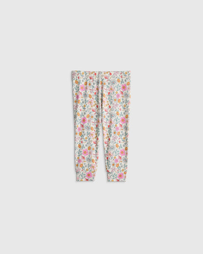 Bamboo Long Sleeve and Pant Pajama Set - 12-18M / Wildflower Dreams