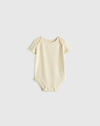 Softest Rib Short Sleeve Bodysuit - 0-3M / Deep Sea Blue