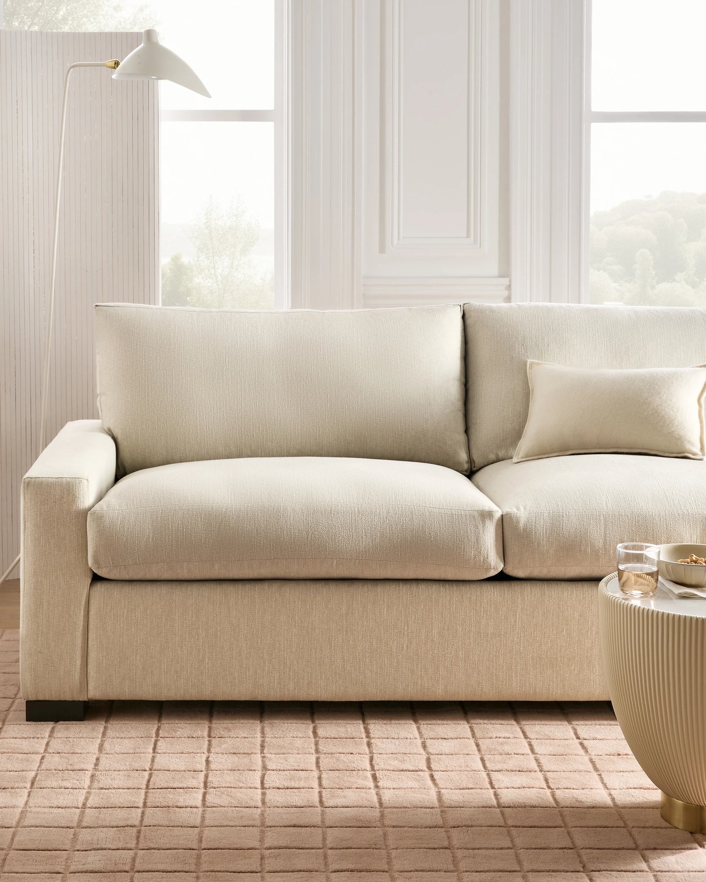 Stillman Sleeper Sofa in Performance Velvet - Queen / Java