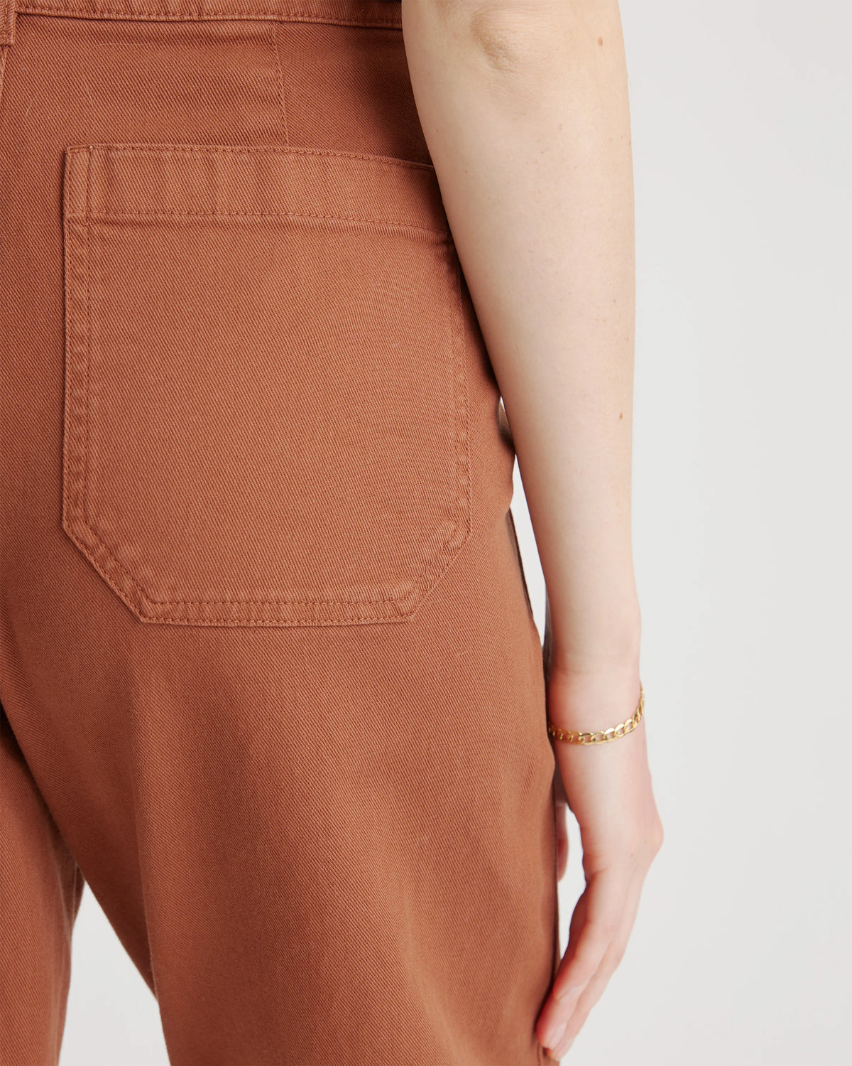 Organic Stretch Cotton Twill Barrel Pants - 0 / Olive