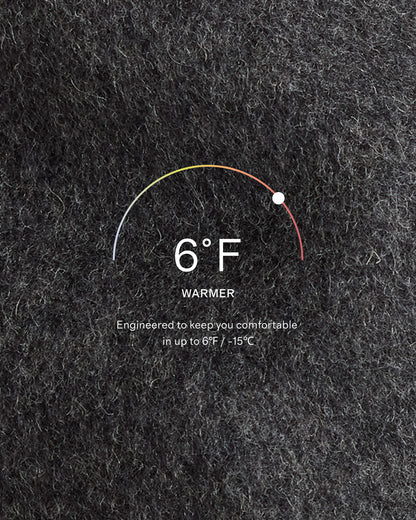 Italian Wool Double-Breasted Officer Topcoat - S / Heather Charcoal