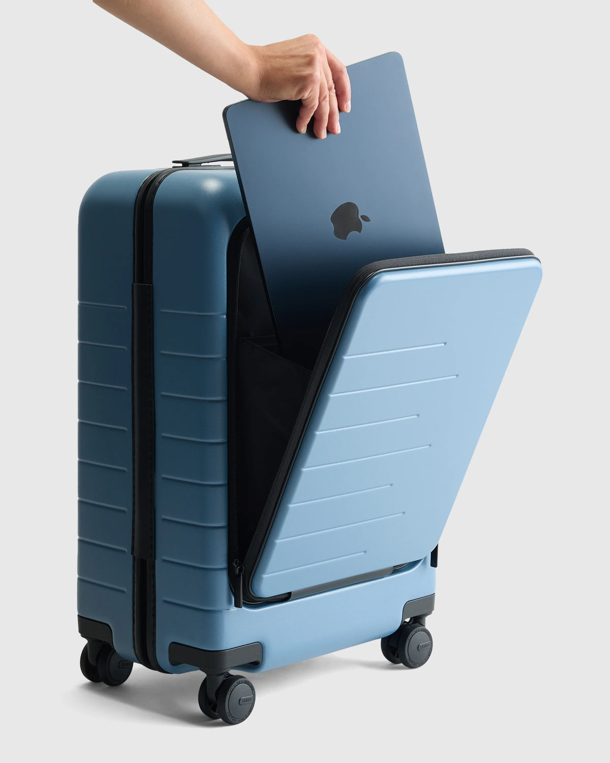 Front Pocket Carry-On Suitcase - One Size / Lavender