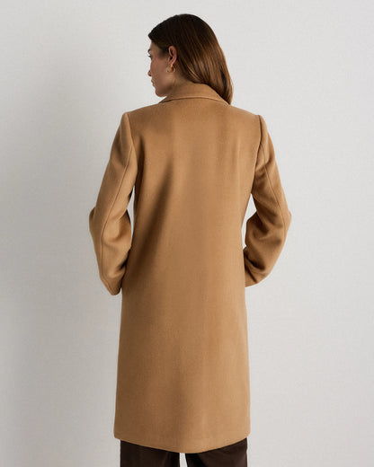 Wool Cashmere Blazer Coat - XS / Mocha Brown