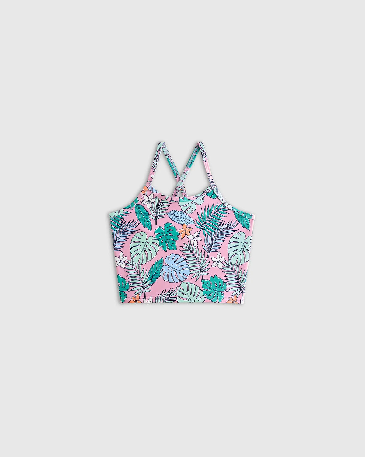 Tankini and Long Sleeve Raglan Rash Guard Set - 6 / Rainbow Stripe