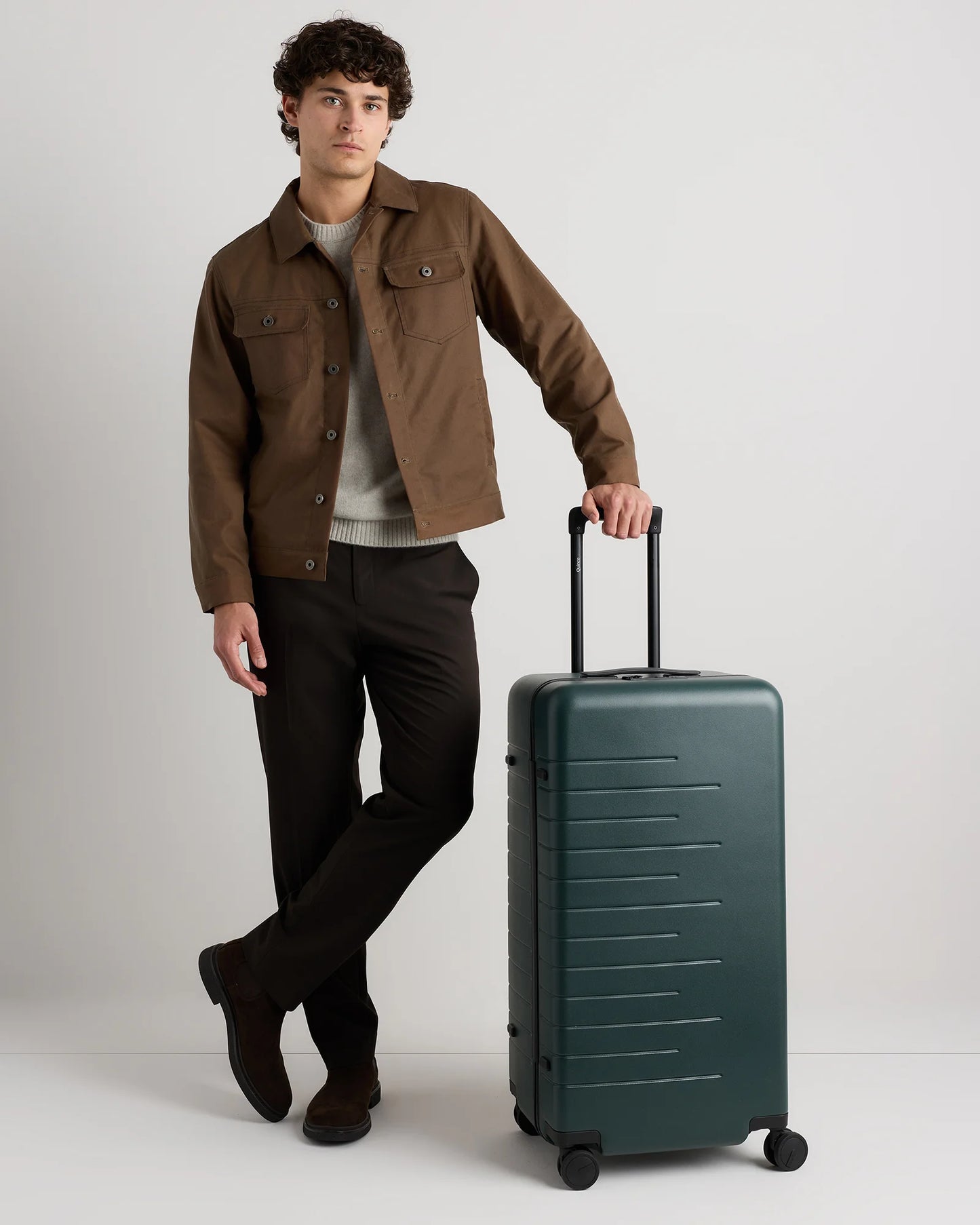 Trunk Check-In Suitcase - One Size / Black